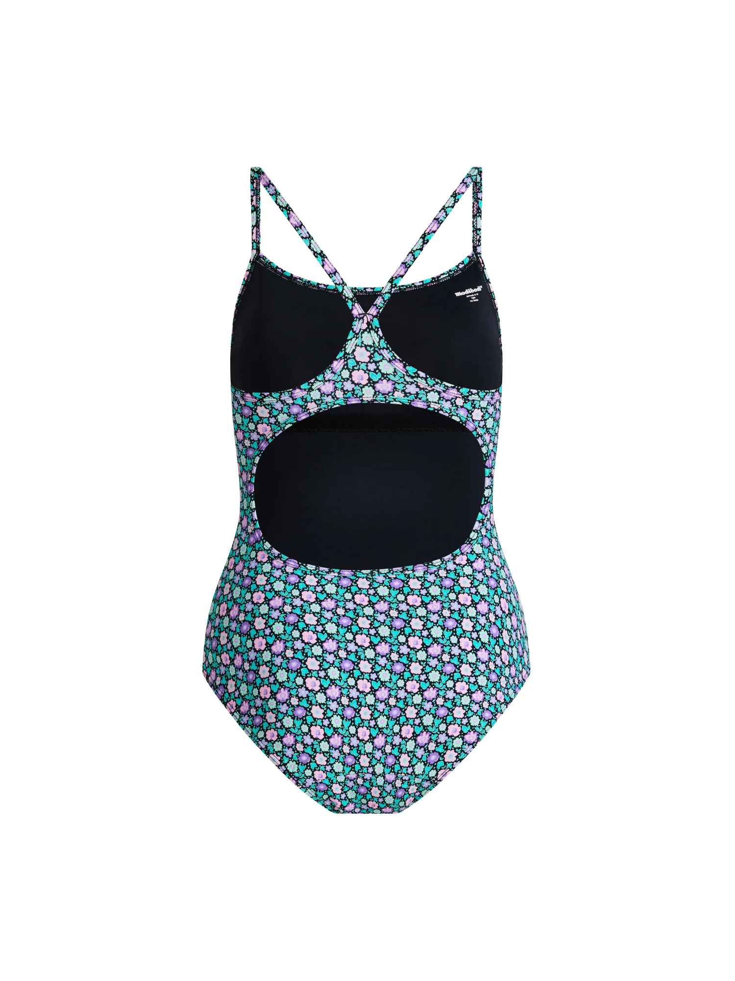 Teen Swimwear Racer One Piece Light Luna Blossom Black - Image 8