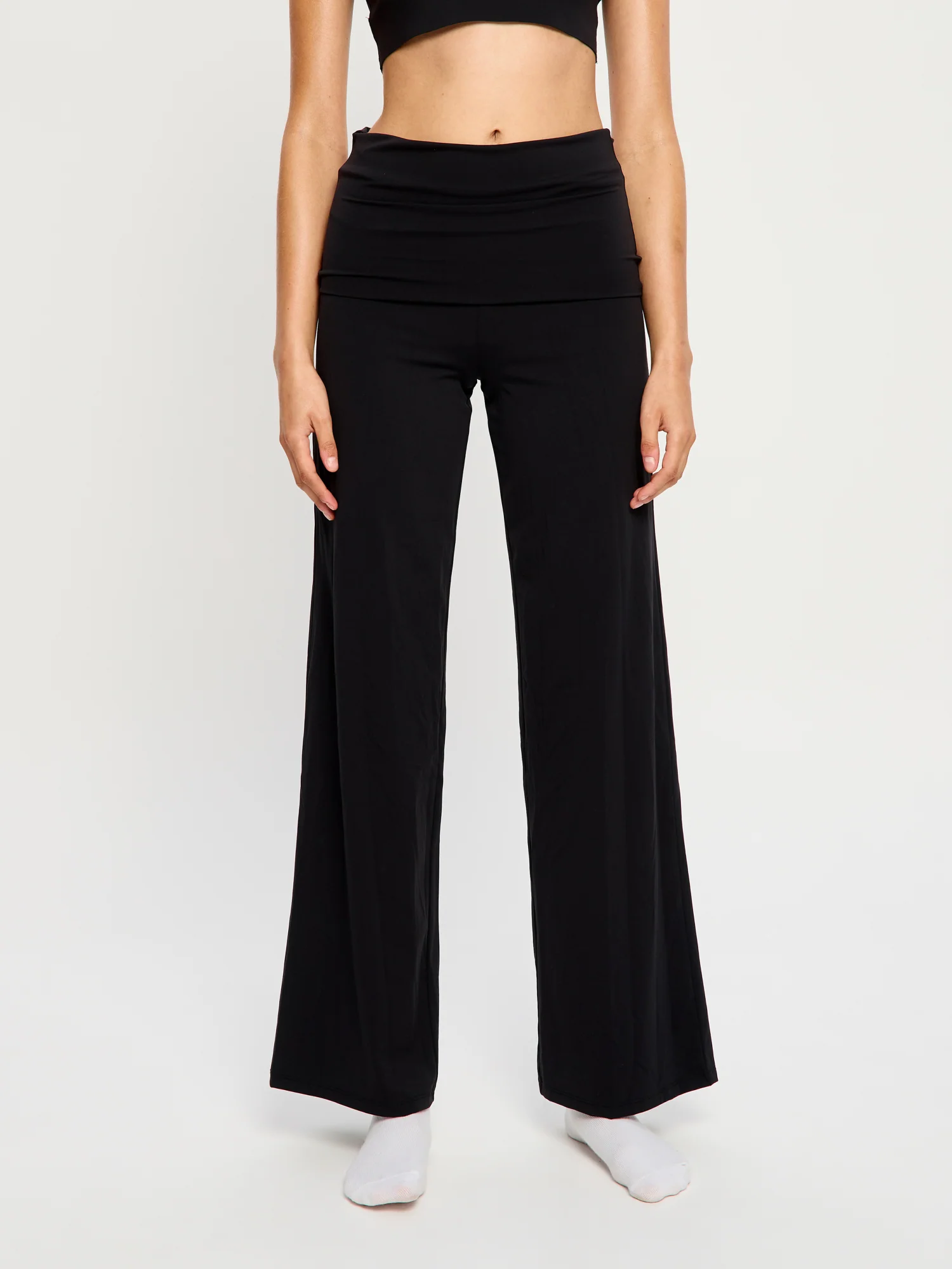 Wide Leg Lounge Pant Black - Image 7
