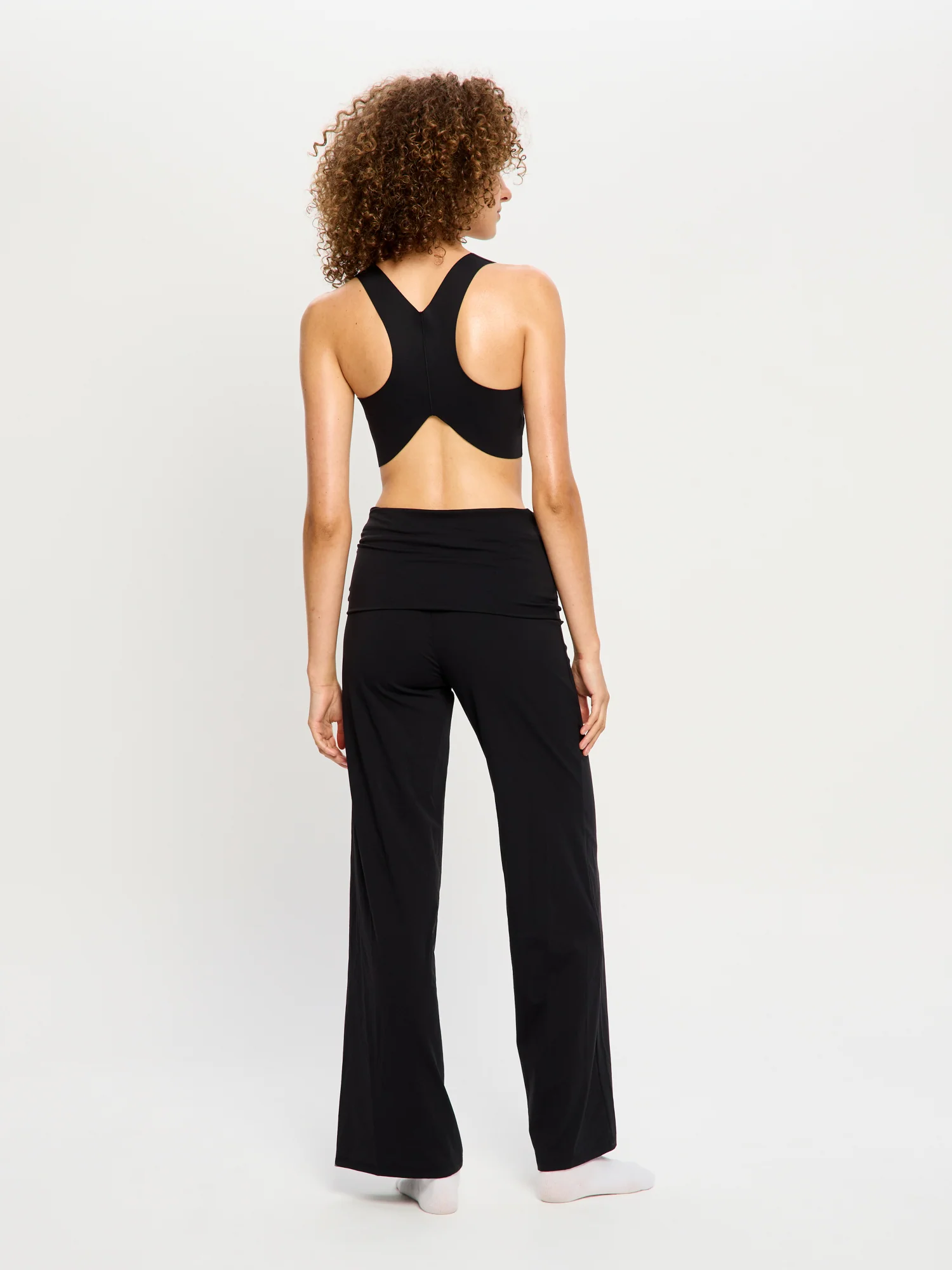 Wide Leg Lounge Pant Black - Image 8